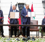 Trump links Abraham Accords to any Iran deal